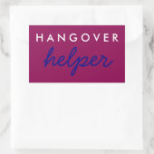 Hangover Helper Wedding Bachelorette Favor Sticker (Tasche)