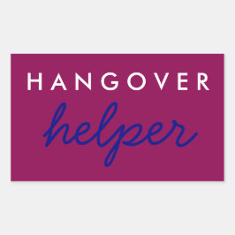 Hangover Helper Wedding Bachelorette Favor Sticker