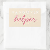 Hangover Helper Wedding Bachelorette Favor Sticker (Tasche)