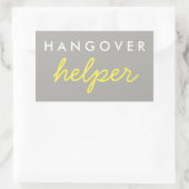 Hangover Helper Wedding Bachelorette Favor Sticker (Tasche)