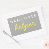 Hangover Helper Wedding Bachelorette Favor Sticker (Umschlag)