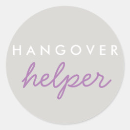 Hangover Helper Wedding Bachelorette Favor Sticker