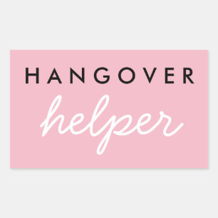 Hangover Helper Wedding Bachelorette Favor Sticker