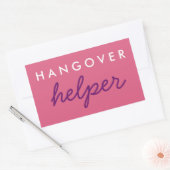 Hangover Helper Wedding Bachelorette Favor Sticker (Umschlag)