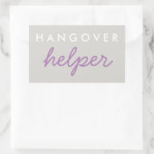 Hangover Helper Wedding Bachelorette Favor Sticker (Tasche)
