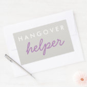 Hangover Helper Wedding Bachelorette Favor Sticker (Umschlag)