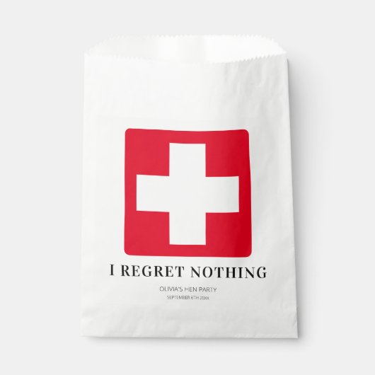 Hangover Kit Funny Gastgeschenks Bag Geschenktütchen (Vorderseite)