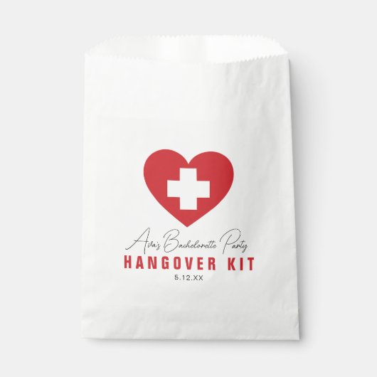 HANGOVER Kit Personalisierte Gefälligkeitsags Geschenktütchen (Vorderseite)