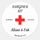 Hangover Kit Sticker (Vorderseite)
