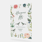 Hangover Kits signieren exotische Blume Acrylschild (Winkel)