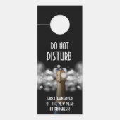 Hangover nicht Champagner stören Türanhänger (Vorderseite)