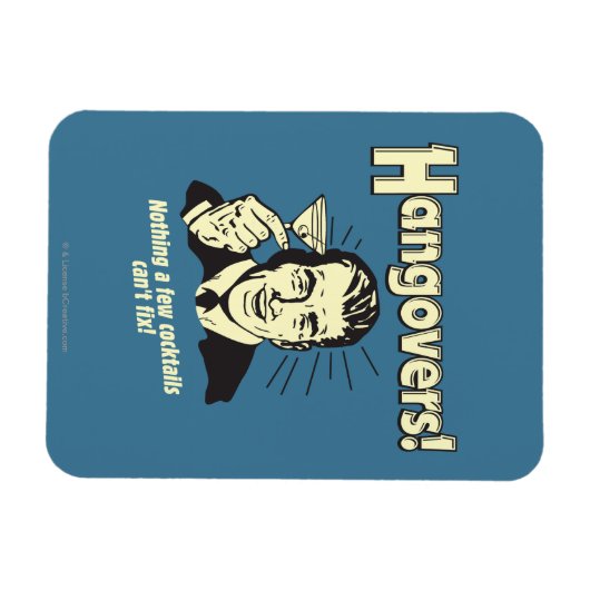 Hangover: Nichts Cocktail kann nicht reparieren Magnet (Horizontal)