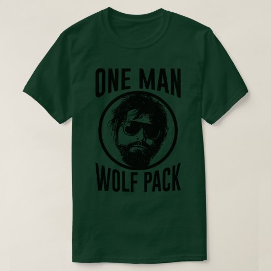 Hangover One Man Wolf Pack T-Shirt (Design vorne)