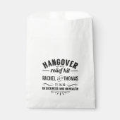 Hangover Relief Kit | Hochzeit Geschenktütchen (Vorderseite)