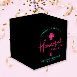 Hangover Relief Kit Hot Pink Personalisierte Hochz Geschenkschachtel