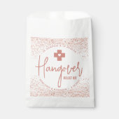Hangover Relief Kit Moderne Rose Gold Wedding Geschenktütchen (Vorderseite)