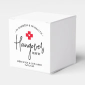 Hangover Relief Kit Personalisiert Wedding Square Geschenkschachtel (Vorderseite)