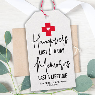 Hangover Relief Kit Personalisierte Gastgeschenk H Geschenkanhänger
