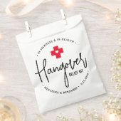 Hangover Relief Kit Personalized Wedding Geschenktütchen (Ausgeschnitten)