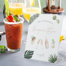 Hangover-Station für personalisierte Junggeselinne