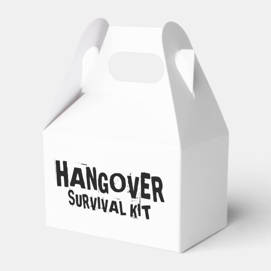 "Hangover Survival Kit" Geschenkschachtel (Vorderseite)