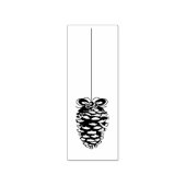 Hangpine Cone Weihnachtskautschuk Art Briefmarke Gummistempel (Prägung)