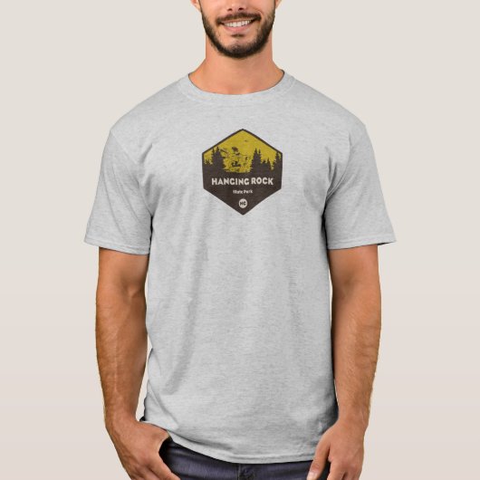 Hangrock Staat Park, North Carolina T-Shirt (Vorderseite)