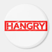 Hangry Briefmarke Magnet (Vorne)