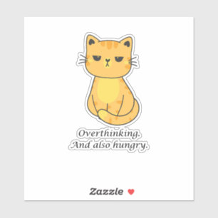 Hangry Cat Aufkleber