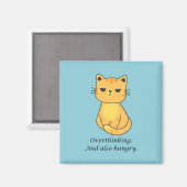 Hangry Cat Magnet (Vorderseite/Rückseite)