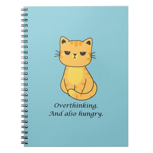Hangry Cat Notizblock (Vorderseite)