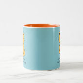 Hangry Cat Zweifarbige Tasse (Mittel)