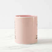 Hangry Cat Zweifarbige Tasse (Mittel)
