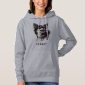 Hangry Chihuahua - Funny Aggressive Wut Beängstige Hoodie (Vorderseite)
