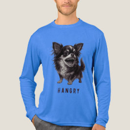 Hangry Chihuahua - Funny Aggressive Wut Beängstige Tri-Blend Shirt