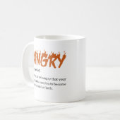 Hangry Definition Kaffeetasse (Vorderseite Links)