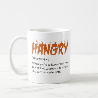 Hangry Definition Kaffeetasse
