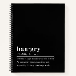 Hangry Dictionary Definition DIO Kochbuch Notizblock