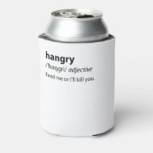 Hangry Funny Dictionary Definition Dosenkühler (Kanne Rückseite)