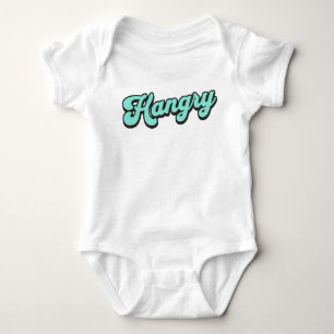 Hangry Funny Hungry Baby Strampler