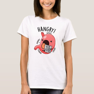 Hangry Funny Stomach Pun T-Shirt