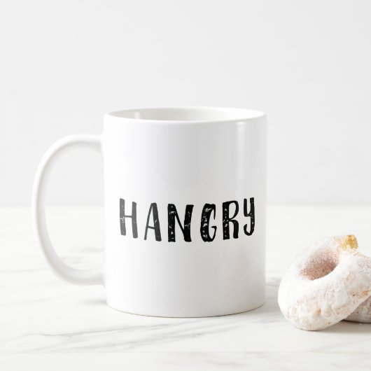 Hangry Kaffeetasse (Mit Donut)