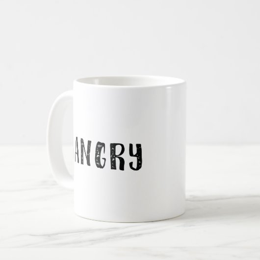 Hangry Kaffeetasse (Vorderseite Links)