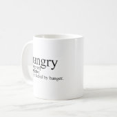 Hangry Kaffeetasse (Vorderseite Links)