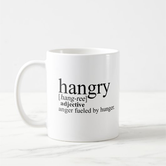 Hangry Kaffeetasse (Links)