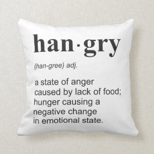 Hangry Kissen