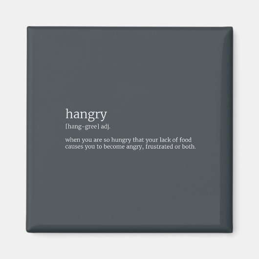 Hangry Magnet (Vorne)