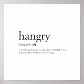 Hangry Poster (Vorne)