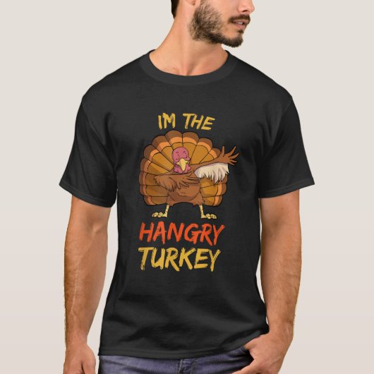 Hangry Turkey Matching Family Group Erntedank P T-Shirt (Vorderseite)