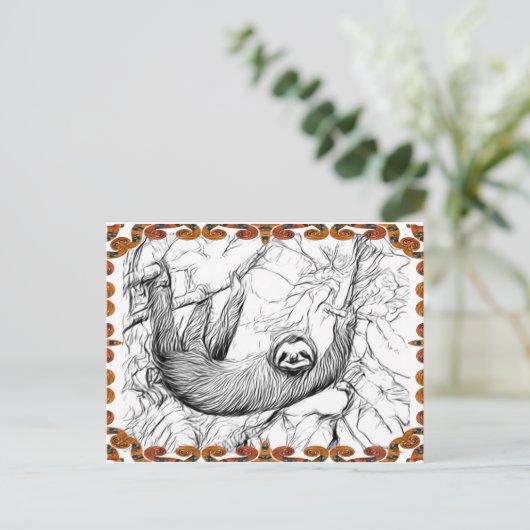 HANGSLANDSCHAFT | Paintable Postcards© Postkarte (Stehend Vorderseite)